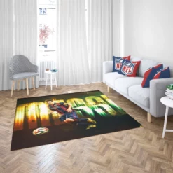 Football Player Barcelona Lionel Messi Rug 2