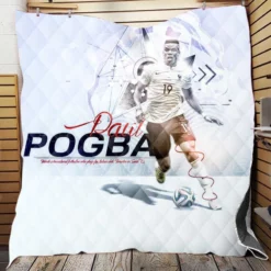 France Football Player Paul Pogba Quilt Blanket