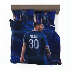 French League Cups Footballer Lionel Messi Bedding Set 1