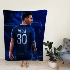 French League Cups Footballer Lionel Messi Fleece Blanket