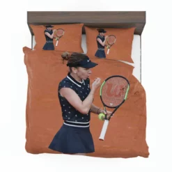 French Open Tennis Player Simona Halep Bedding Set 1
