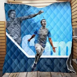 French Soccer Player Samir Nasri Quilt Blanket