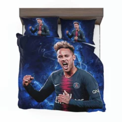 French Super Cup Soccer Player Neymar Bedding Set 1