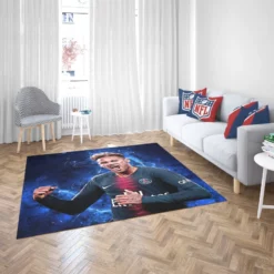 French Super Cup Soccer Player Neymar Rug 2