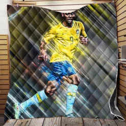 Gabriel Jesus Excellent Brazilian Forward Football Player Quilt Blanket