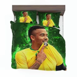 Gabriel Jesus Exciting Brazilian Forward Player Bedding Set 1