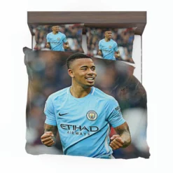 Gabriel Jesus Famous Manchester City Football Player Bedding Set 1