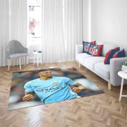 Gabriel Jesus Famous Manchester City Football Player Rug 2