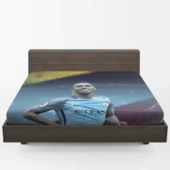 Gabriel Jesus Manchester City Football Player Fitted Sheet 1