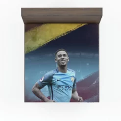 Gabriel Jesus Manchester City Football Player Fitted Sheet