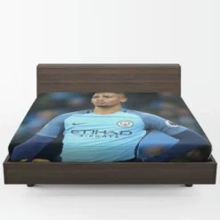 Gabriel Jesus Popular Manchester City Football Player Fitted Sheet 1