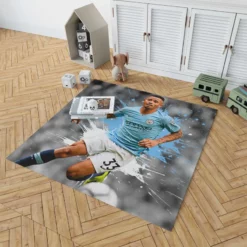 Gabriel Jesus Premier League Football Player Rug 1