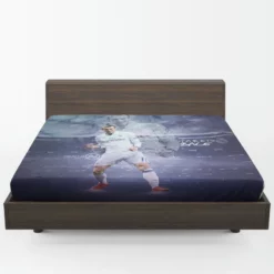 Gareth Bale Energetic Football Player Fitted Sheet 1