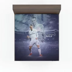 Gareth Bale Energetic Football Player Fitted Sheet