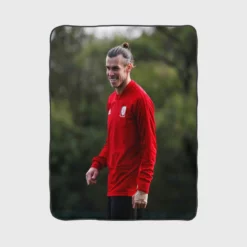 Gareth Bale Football Player Fleece Blanket 1