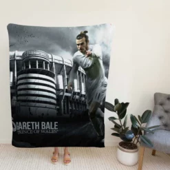 Gareth Bale Real Madrd Club World Cup Soccer Player Fleece Blanket