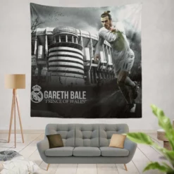 Gareth Bale Real Madrd Club World Cup Soccer Player Tapestry