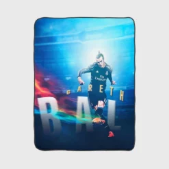 Gareth Bale  Real Madrid Star Football Player Fleece Blanket 1