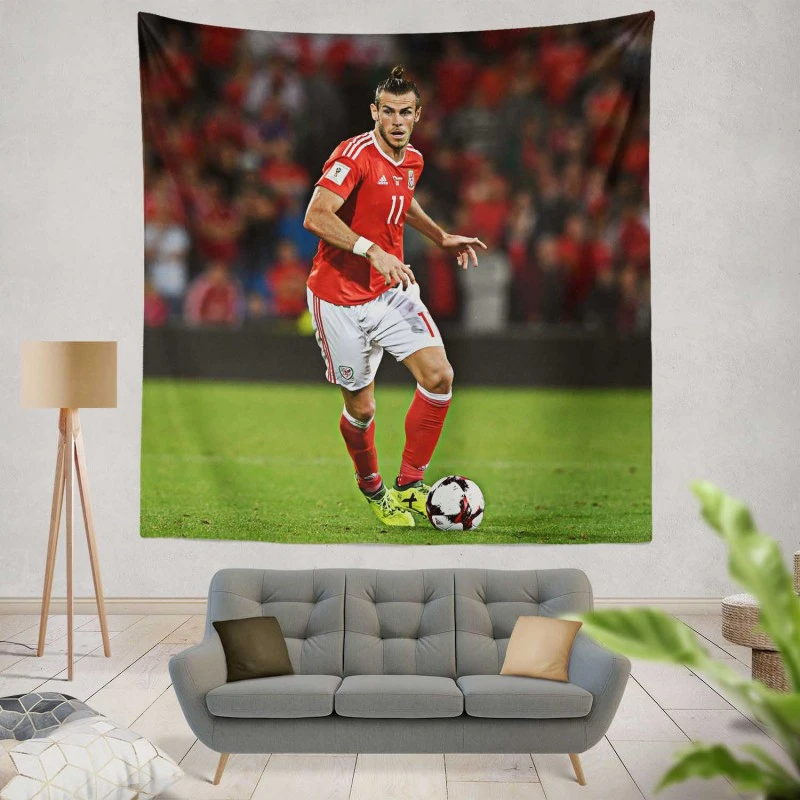 Gareth Bale Sensational Welsh Football Player Tapestry