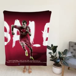 Gareth Bale Strong Welsh Football Player Fleece Blanket