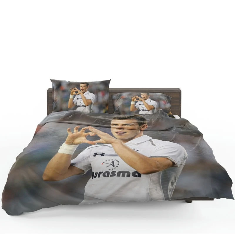 Gareth Bale Tottenham Hotspur F C Classic Soccer Player Bedding Set