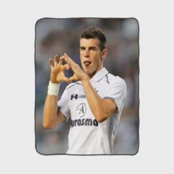 Gareth Bale Tottenham Hotspur F C Classic Soccer Player Fleece Blanket 1