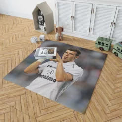 Gareth Bale Tottenham Hotspur F C Classic Soccer Player Rug 1