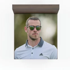 Gareth Bale Welsh Golfer Soccer Player Fitted Sheet