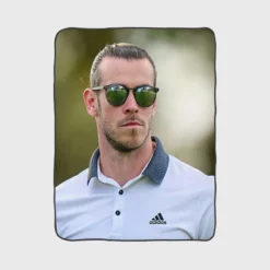 Gareth Bale Welsh Golfer Soccer Player Fleece Blanket 1