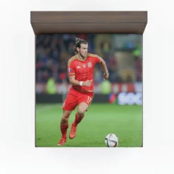 Gareth Bale in Welsh Red Jercey Fitted Sheet