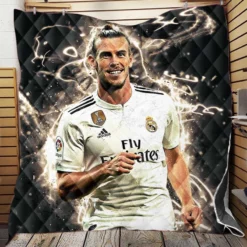 Gareth Frank Bale  Real Madrid Football Player Quilt Blanket