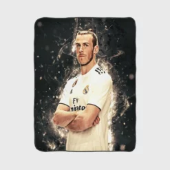 Gareth Frank Bale  Real Madrid Soccer Player Fleece Blanket 1