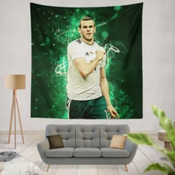 Gareth Frank Bale  Wales Football Player Tapestry