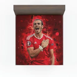Gareth Frank Bale  Wales Soccer Player Fitted Sheet