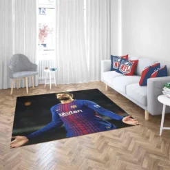 Gerard Pique Awarded Spanish Football Player Rug 2