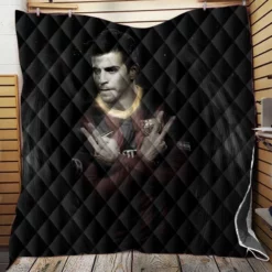 Gerard Pique Barcelona Professional Football Player Quilt Blanket