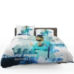 Gerard Pique Classic Barcelona Football Player Bedding Set