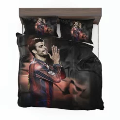 Gerard Pique Energetic Barcelona Football Player Bedding Set 1