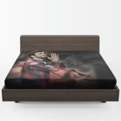 Gerard Pique Energetic Barcelona Football Player Fitted Sheet 1