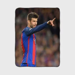 Gerard Pique Excellent Spanish Football Player Fleece Blanket 1