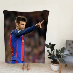 Gerard Pique Excellent Spanish Football Player Fleece Blanket