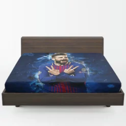 Gerard Pique FIFA World Cup Winning Player Fitted Sheet 1