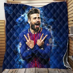 Gerard Pique FIFA World Cup Winning Player Quilt Blanket