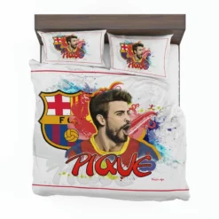 Gerard Pique Famous Barcelona Football Player Bedding Set 1