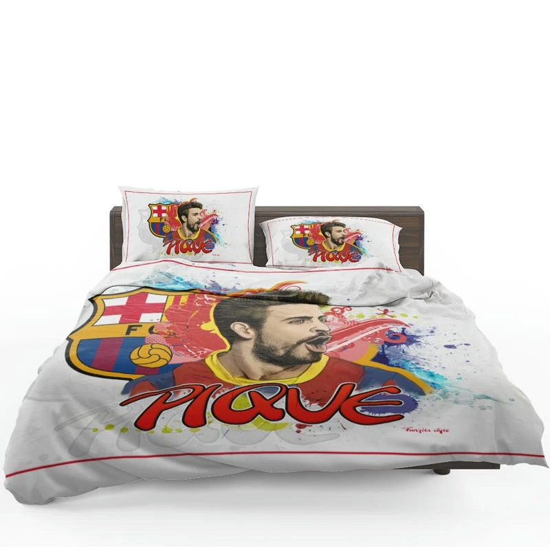Gerard Pique Famous Barcelona Football Player Bedding Set