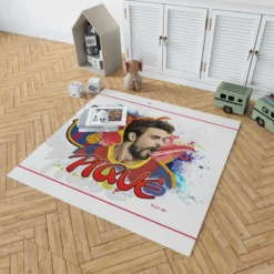 Gerard Pique Famous Barcelona Football Player Rug 1