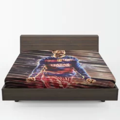 Gerard Pique La Liga Football Player Fitted Sheet 1