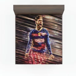 Gerard Pique La Liga Football Player Fitted Sheet