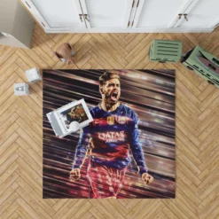 Gerard Pique La Liga Football Player Rug