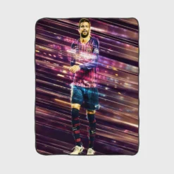 Gerard Pique UEFA Champions League Football Player Fleece Blanket 1